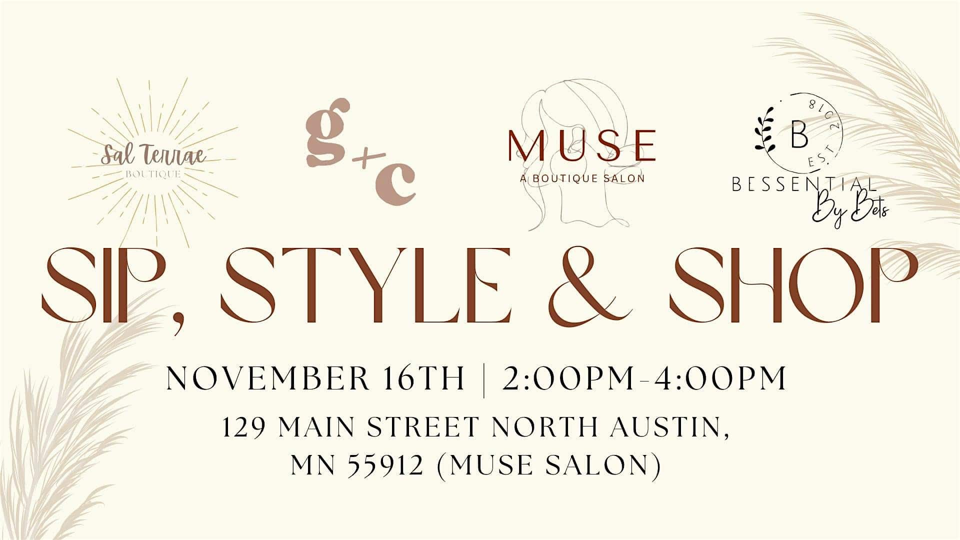 Sip, Style, & Shop – Austin, MN