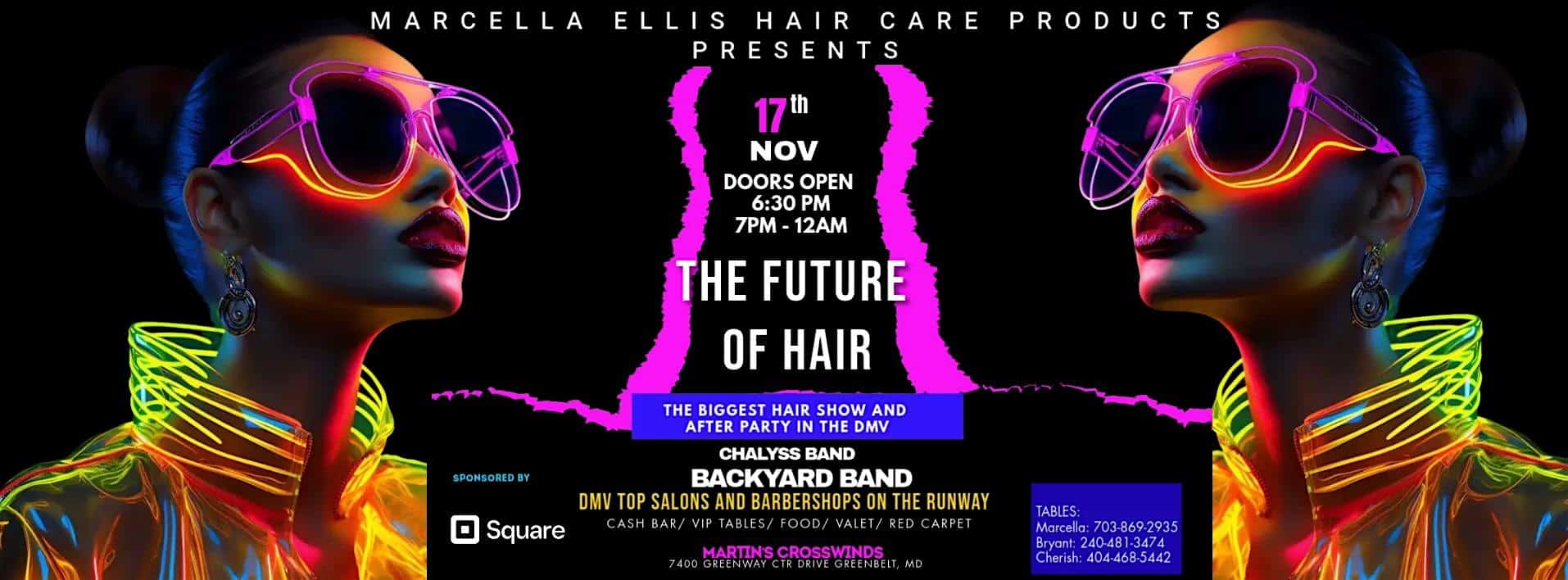 The Future of Hair: The Biggest Hair Show & After Party with Backyard Band – Greenbelt, MD