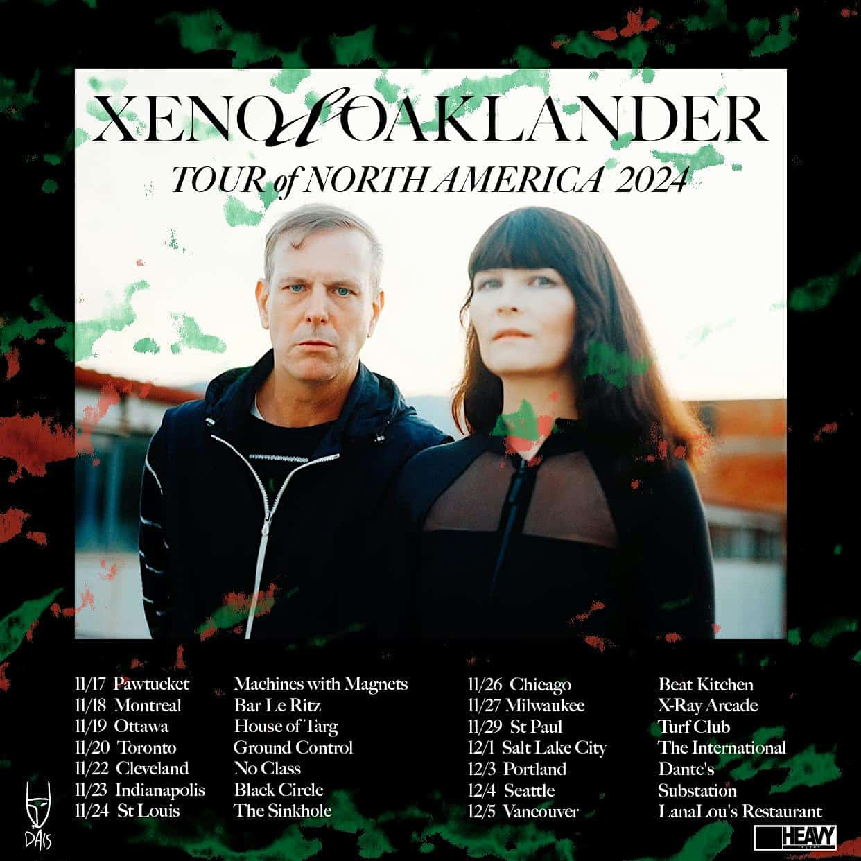 Xeno & Oaklander Tour of North America 2024 – Pawtucket, RI