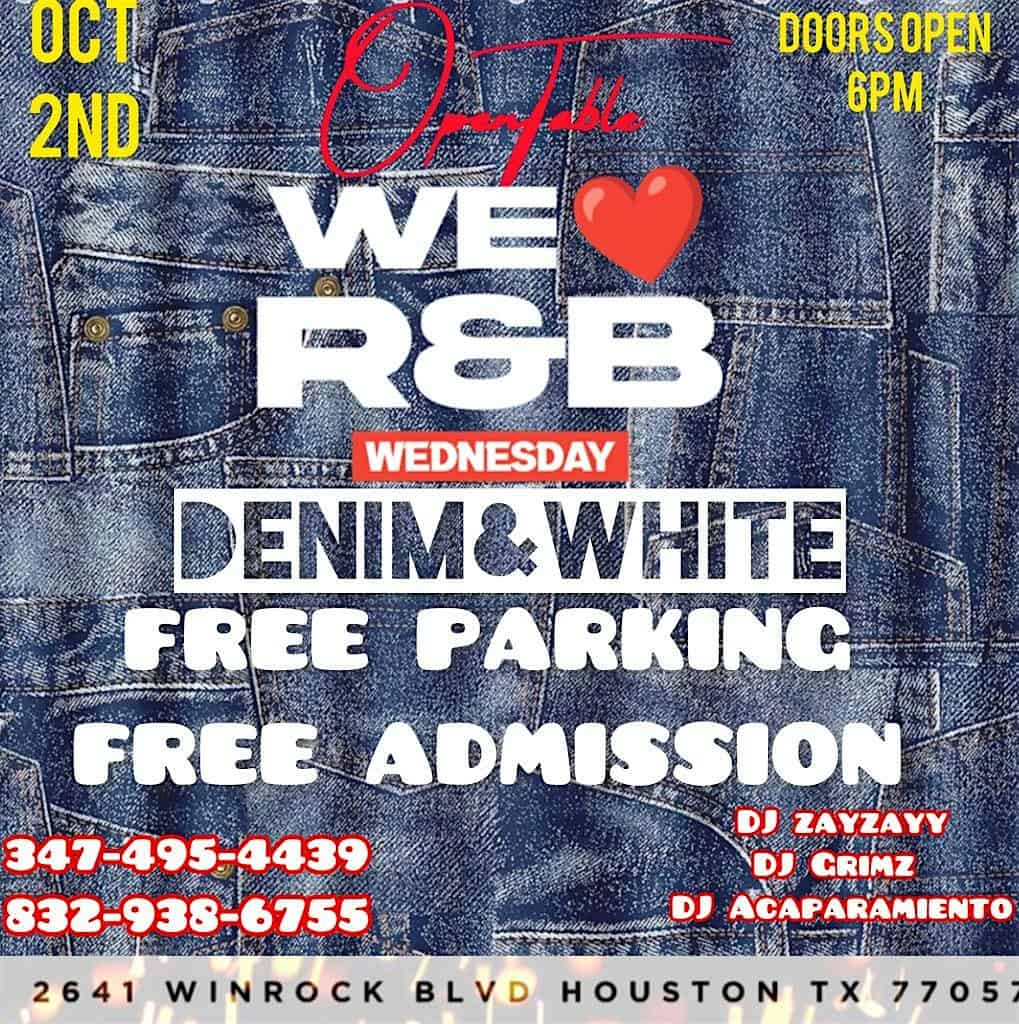 WE?? R&B Wednesdays – Houston, TX