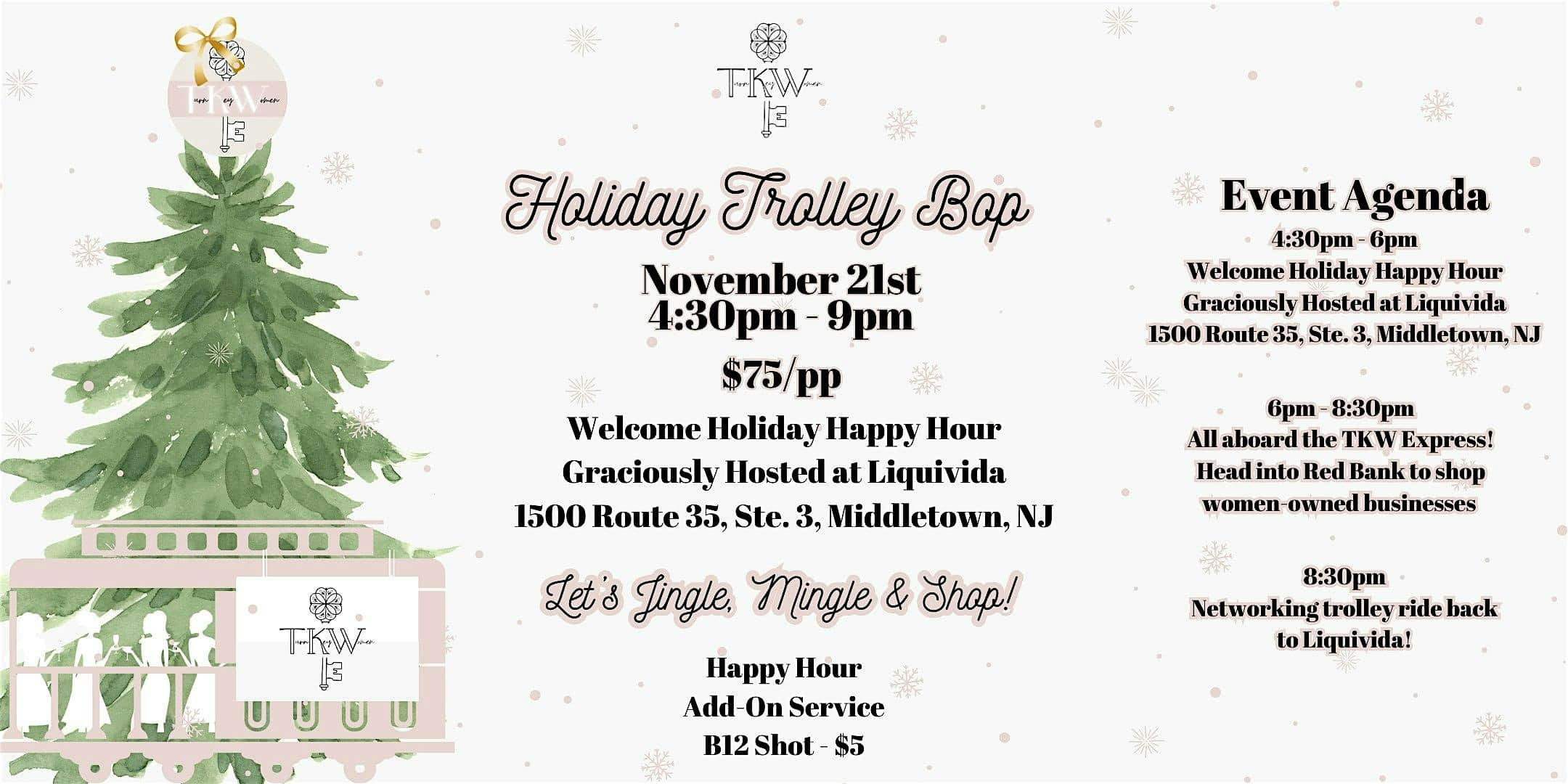 Holiday Trolley Boutique Bop – Middletown Township, NJ