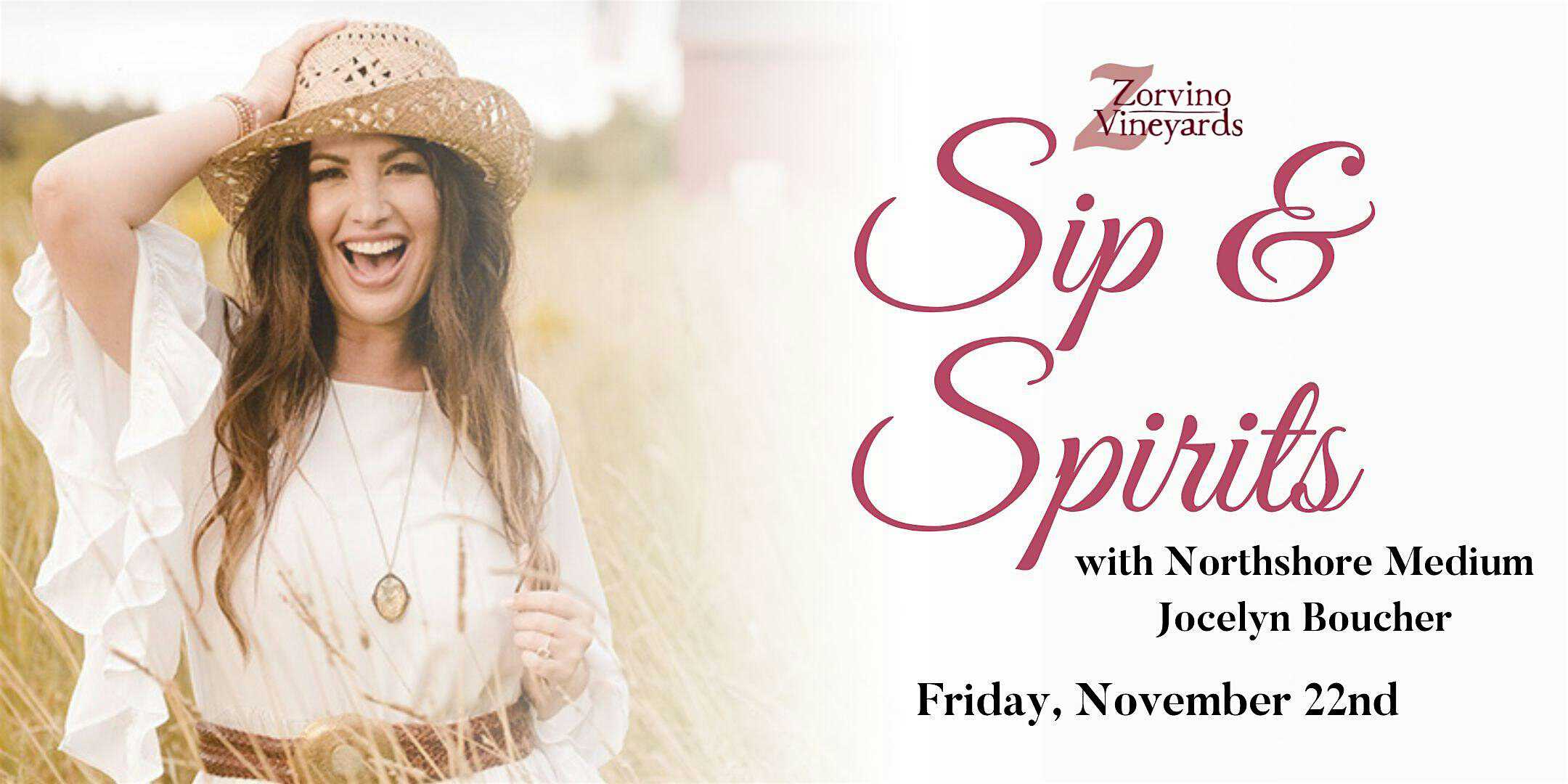 Sip & Spirits with Northshore Medium Jocelyn Boucher – Sandown, NH