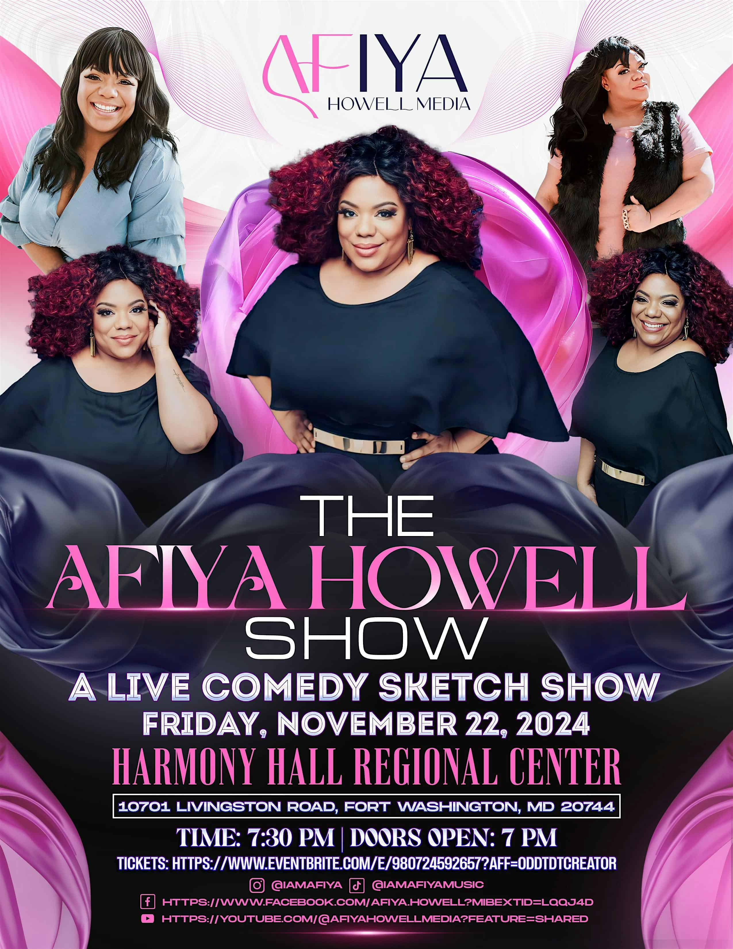 The Afiya Howell Show: A Live Comedy Sketch Show – Fort Washington, MD