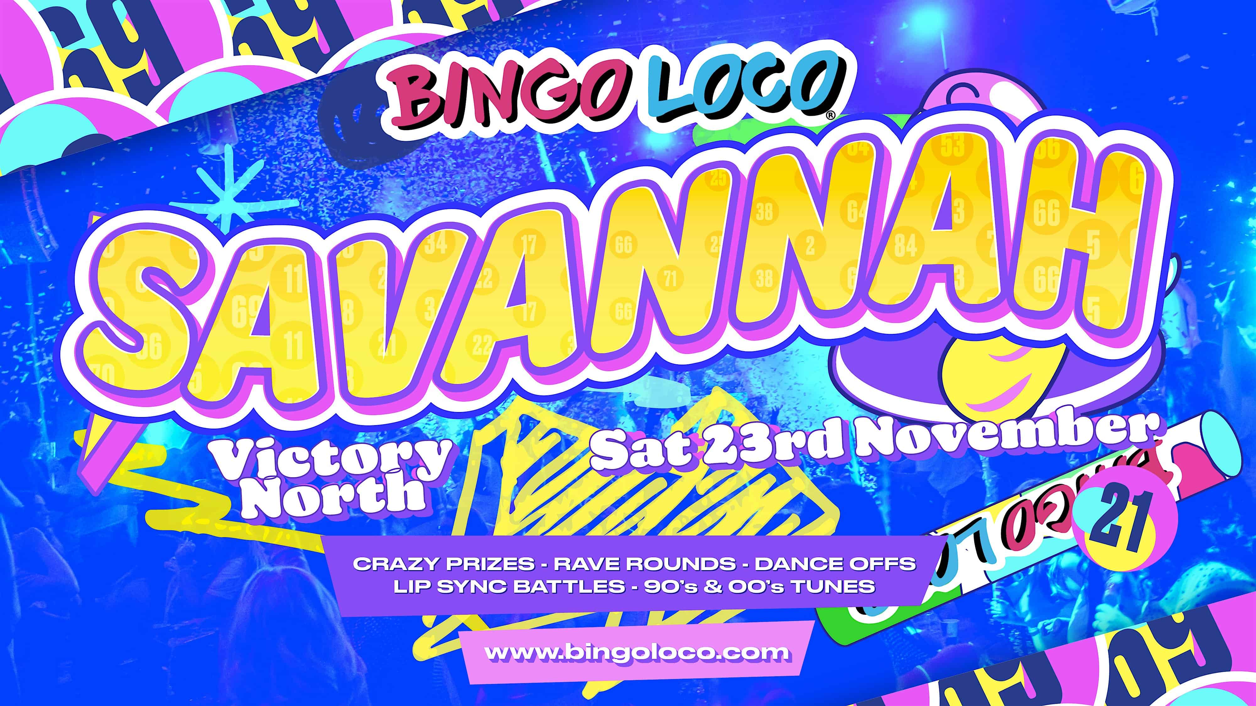 Bingo Loco -EARLY SHOW – Savannah, GA