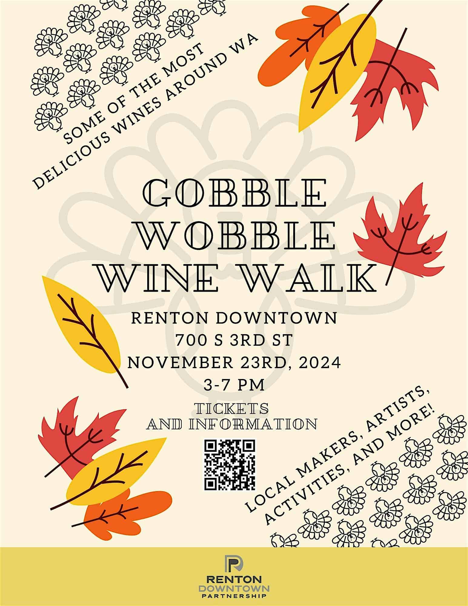 Gobble Wobble Wine Walk – Renton, WA