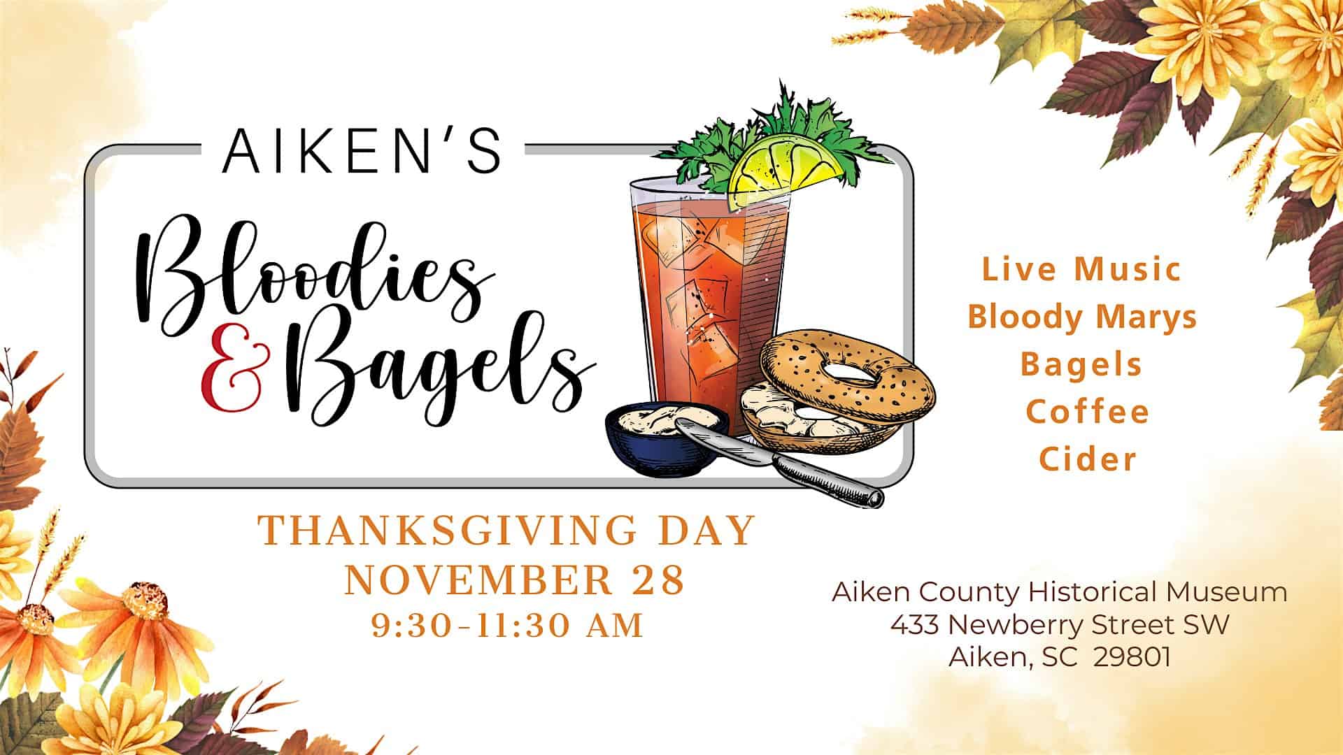 Aiken’s Bloodies and Bagels – Aiken, SC