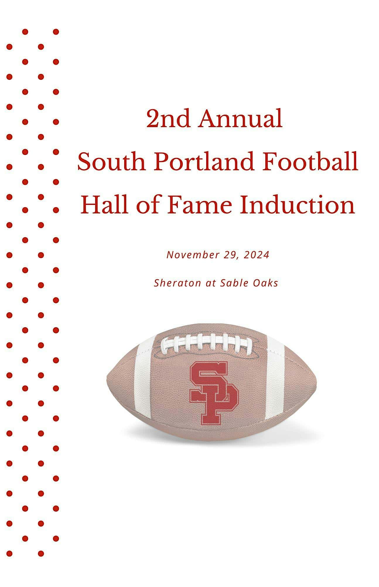 2nd Induction Class Dinner – SP Football Hall of Fame – South Portland, ME