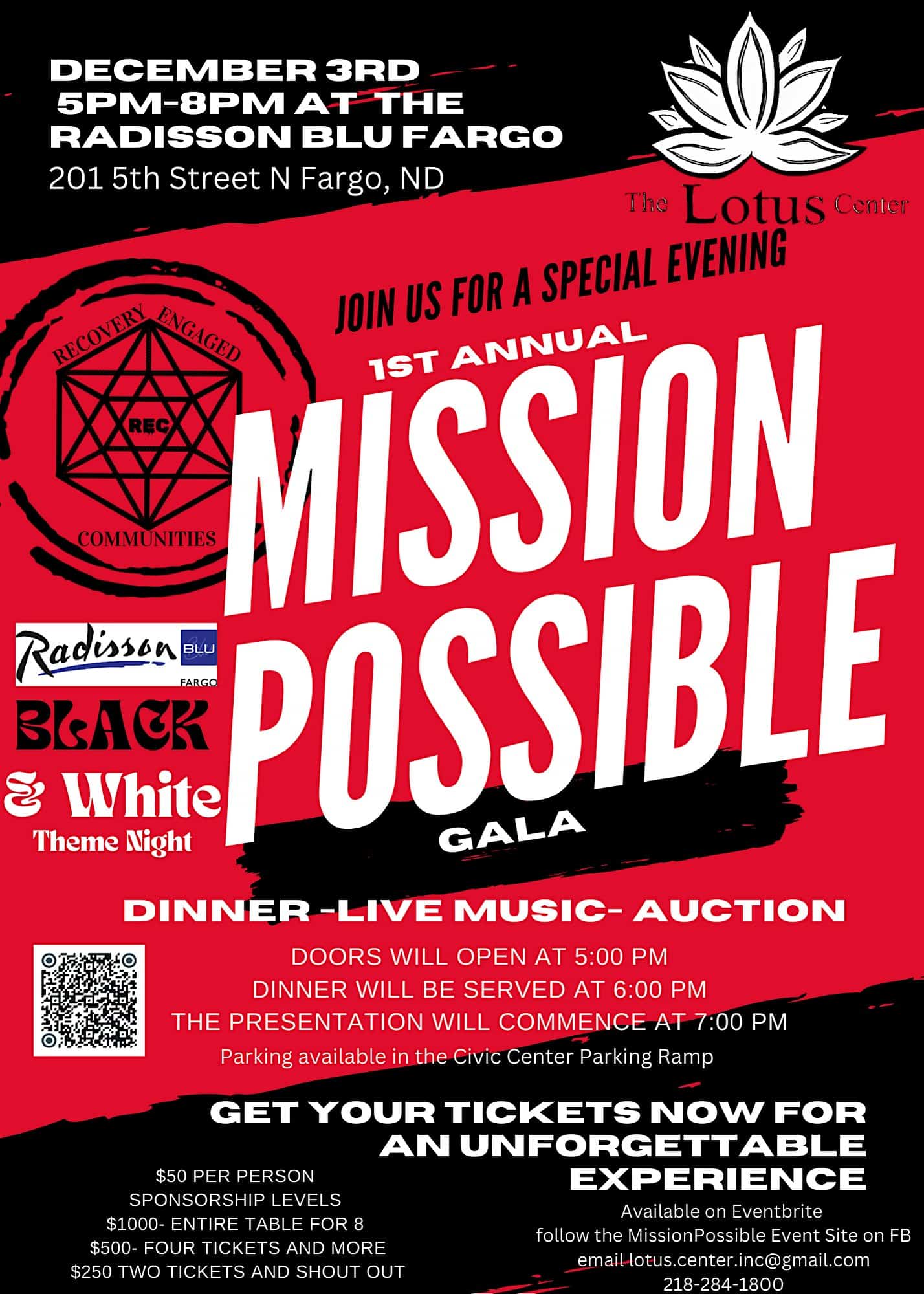 Mission Possible Fundraising Gala – Fargo, ND