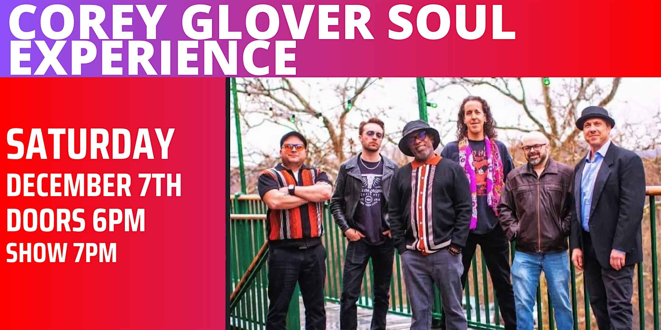 Corey Glover Soul Experience – Live in the Cellar – North Haven, CT