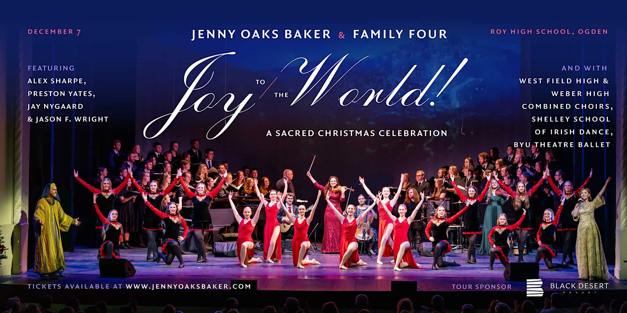 “Joy to the World! A Sacred Celebration” by Jenny Oaks Baker & Family Four – Roy, UT