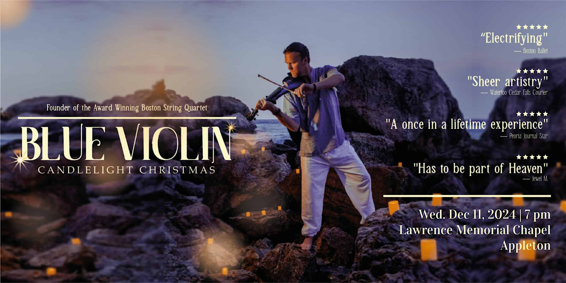 Blue Violin Candlelight Christmas – Appleton, WI