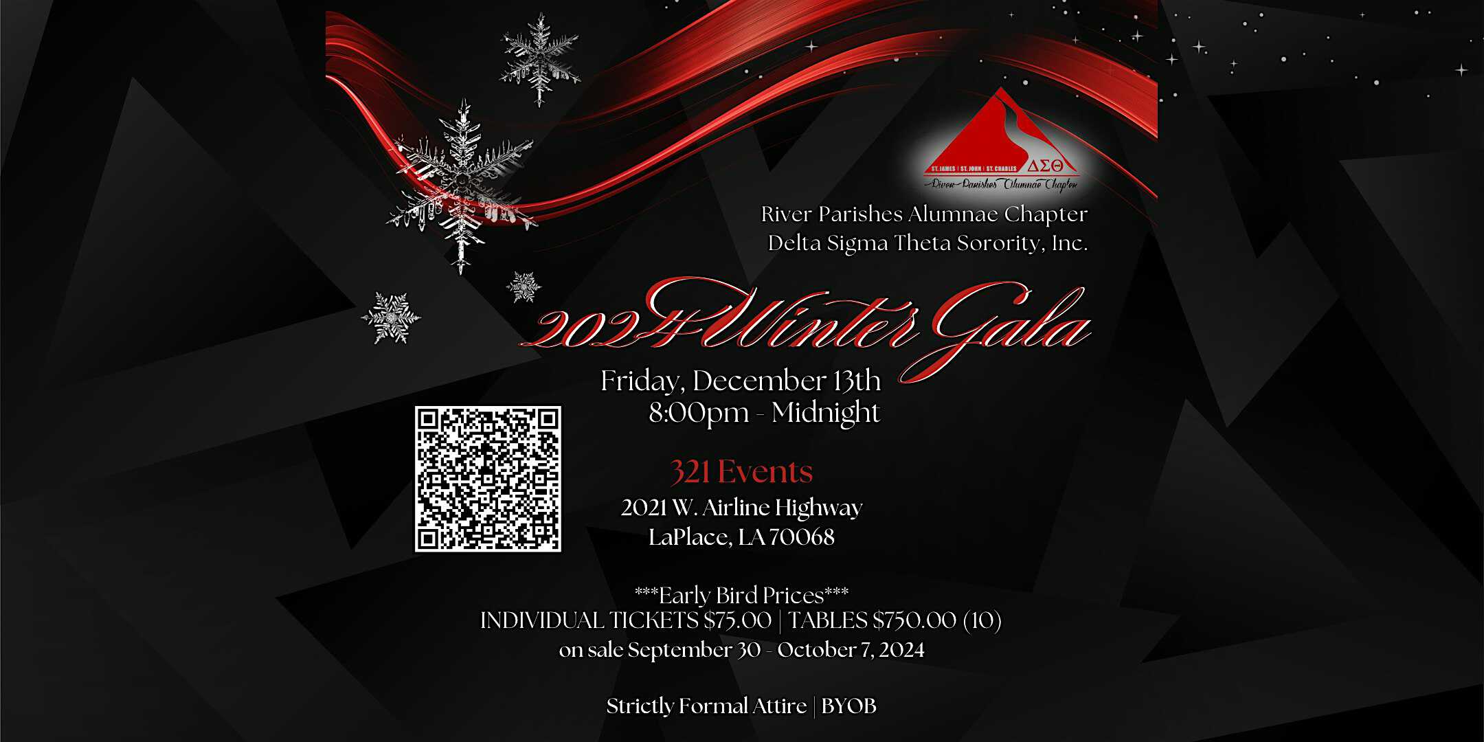 River Parishes Alumnae Chapter of Delta Sigma Theta Sorority Winter Gala – LaPlace, LA