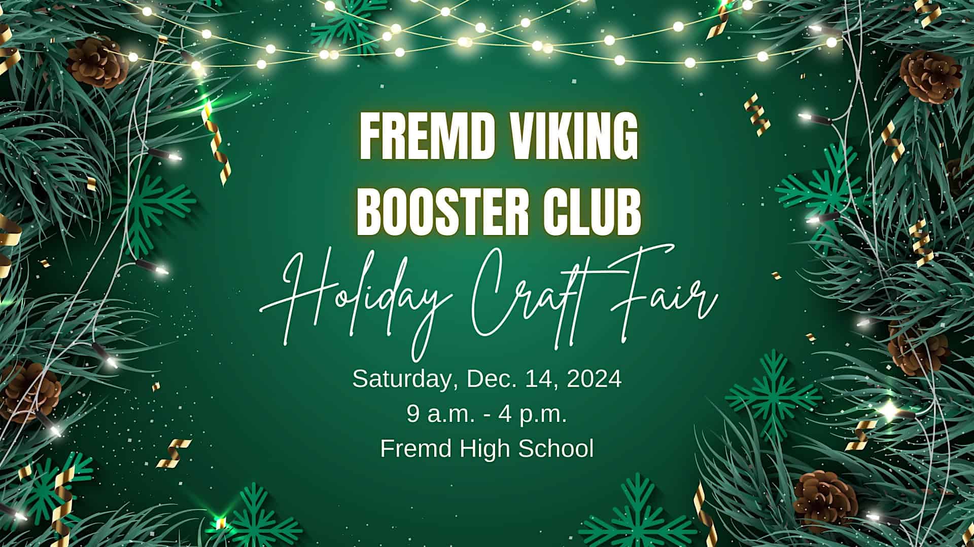 Fremd Booster Club Holiday Craft Fair 2024 – Palatine, IL