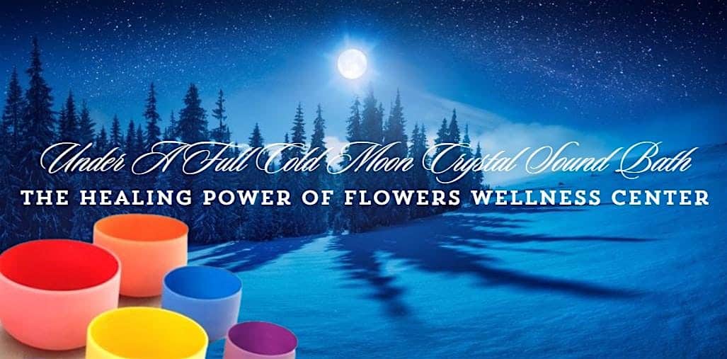 Under A Cold December Full Moon Flora Colored Crystal Bowl Concert – Salem, NH