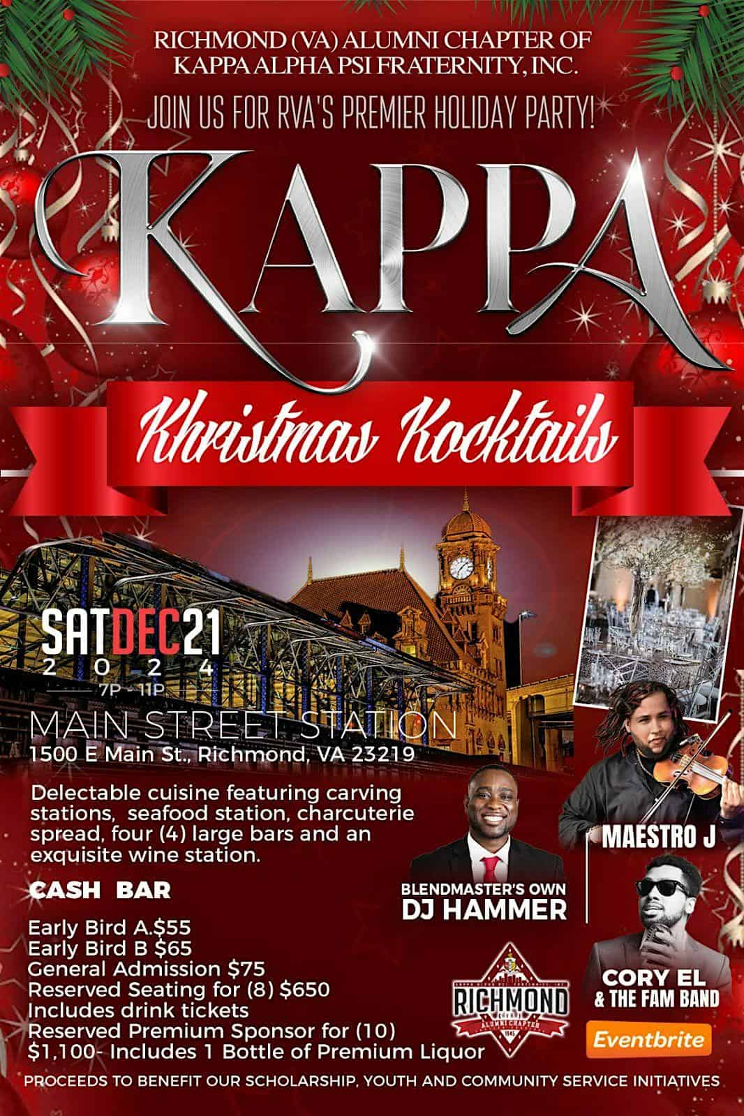 Kappa Khristmas Kocktails ‘24 – Richmond, VA