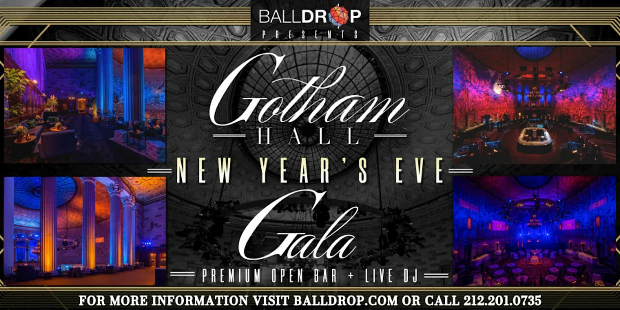 Gotham Hall NYC New Year’s Eve Gala – New York, NY