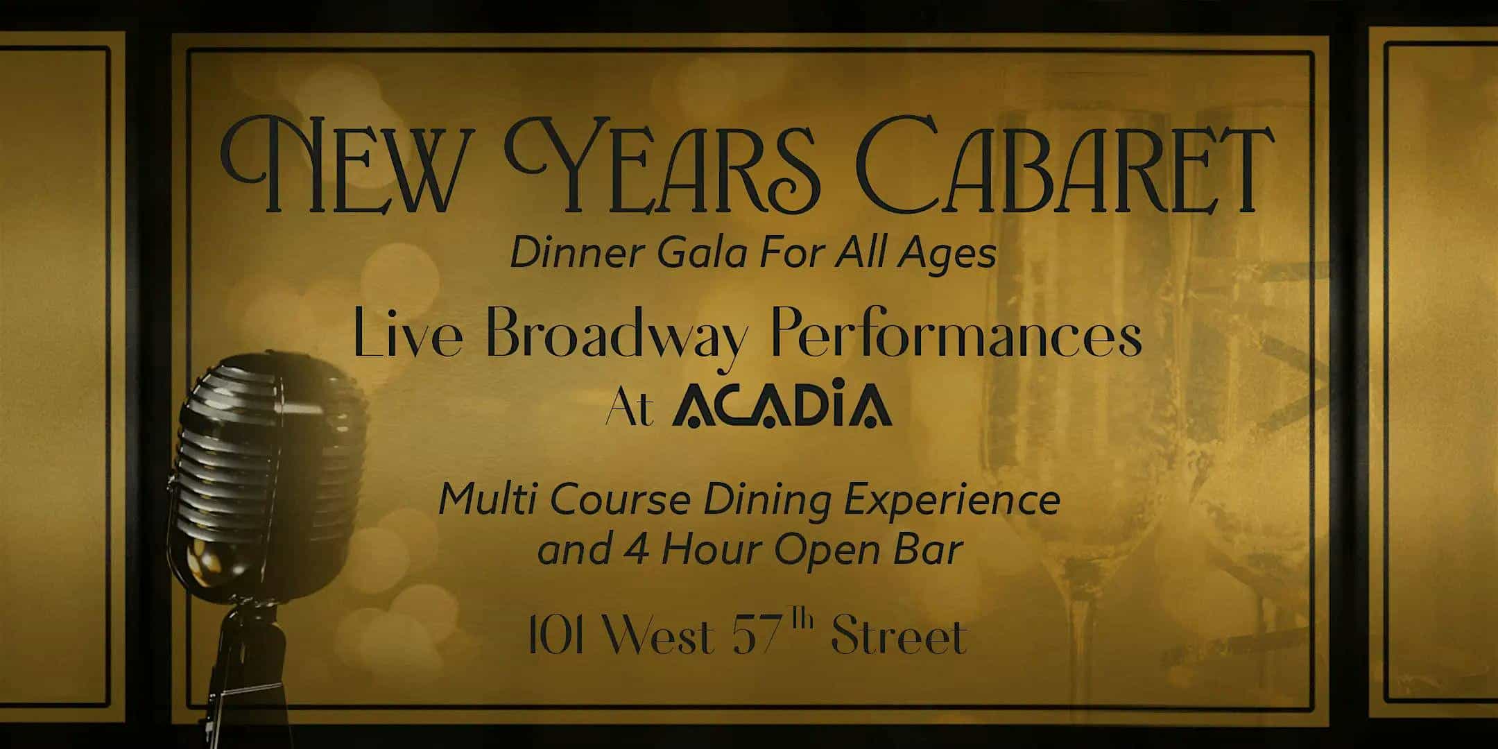 Acadia New Year’s Eve Cabaret – New York, NY