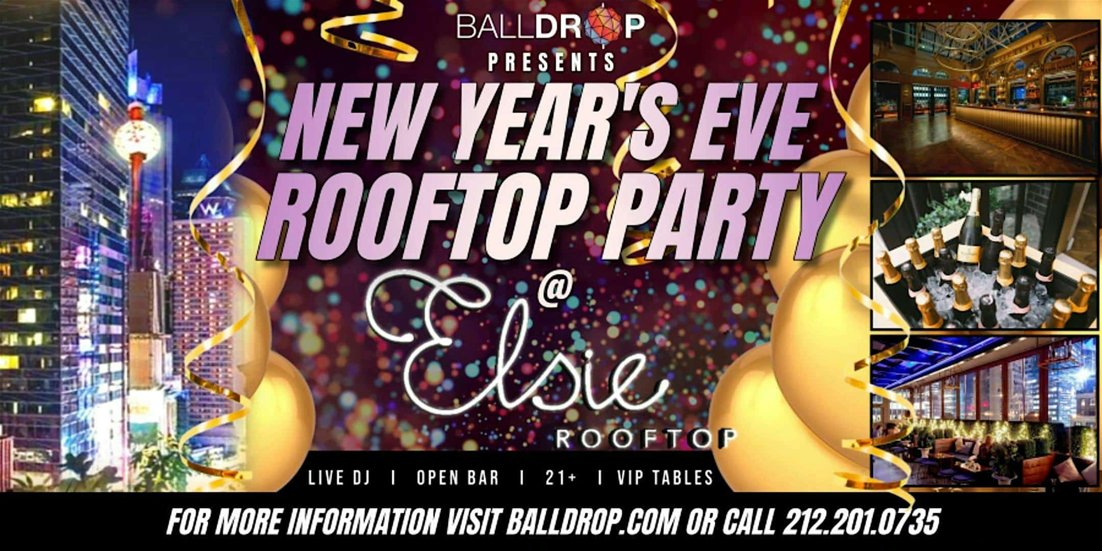 Elsie Rooftop NYC NYE – New York, NY