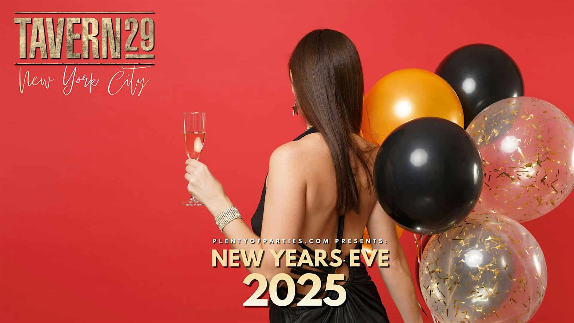 New Year’s Eve 2025 Bash at Tavern 29: NYE 2025 @ Tavern 29 – New York, NY