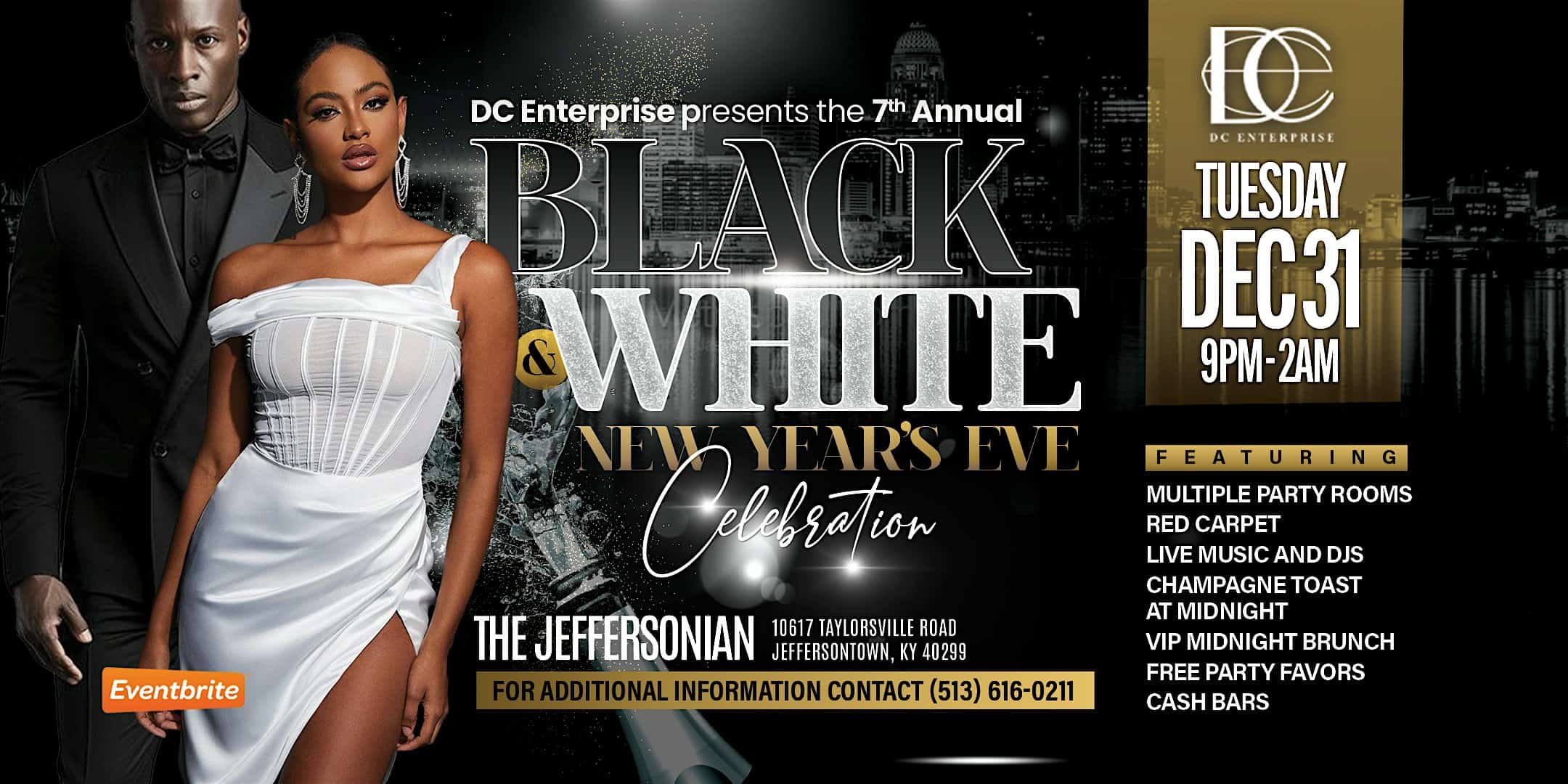 DC Enterprise 7th Annual New Year’s Eve Celebration Louisville KY – Jeffersontown, KY