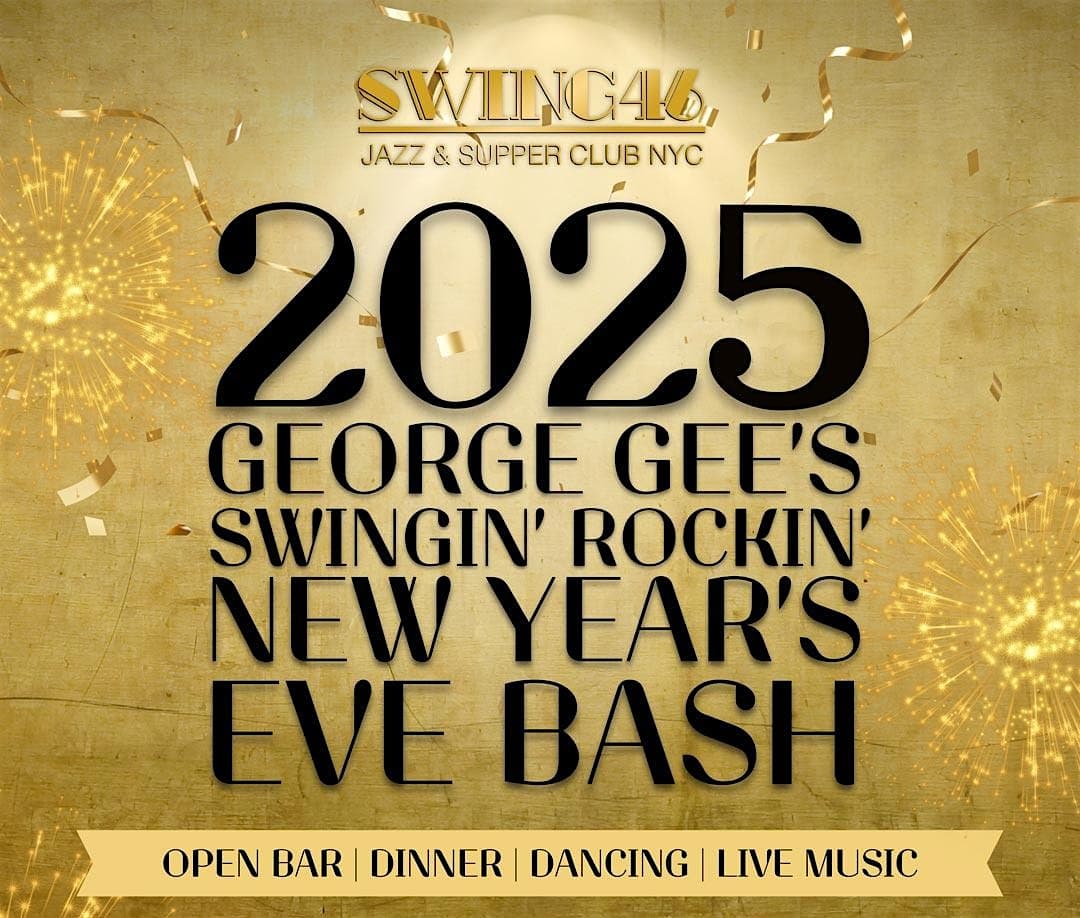 New Year’s Eve Big Band Party 2025 – New York, NY