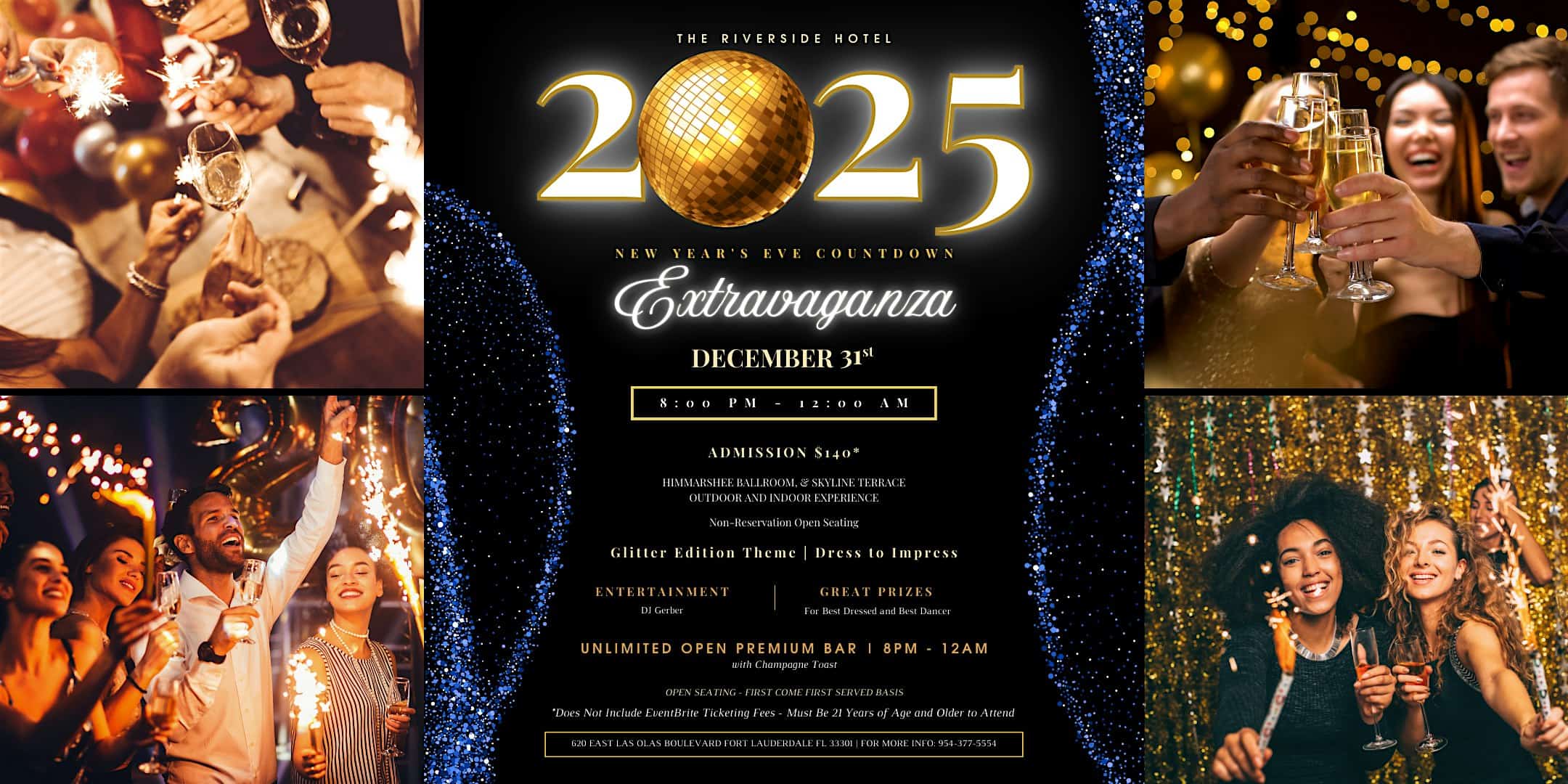 New Years Eve 2025 Count Down Extravaganza – Fort Lauderdale, FL