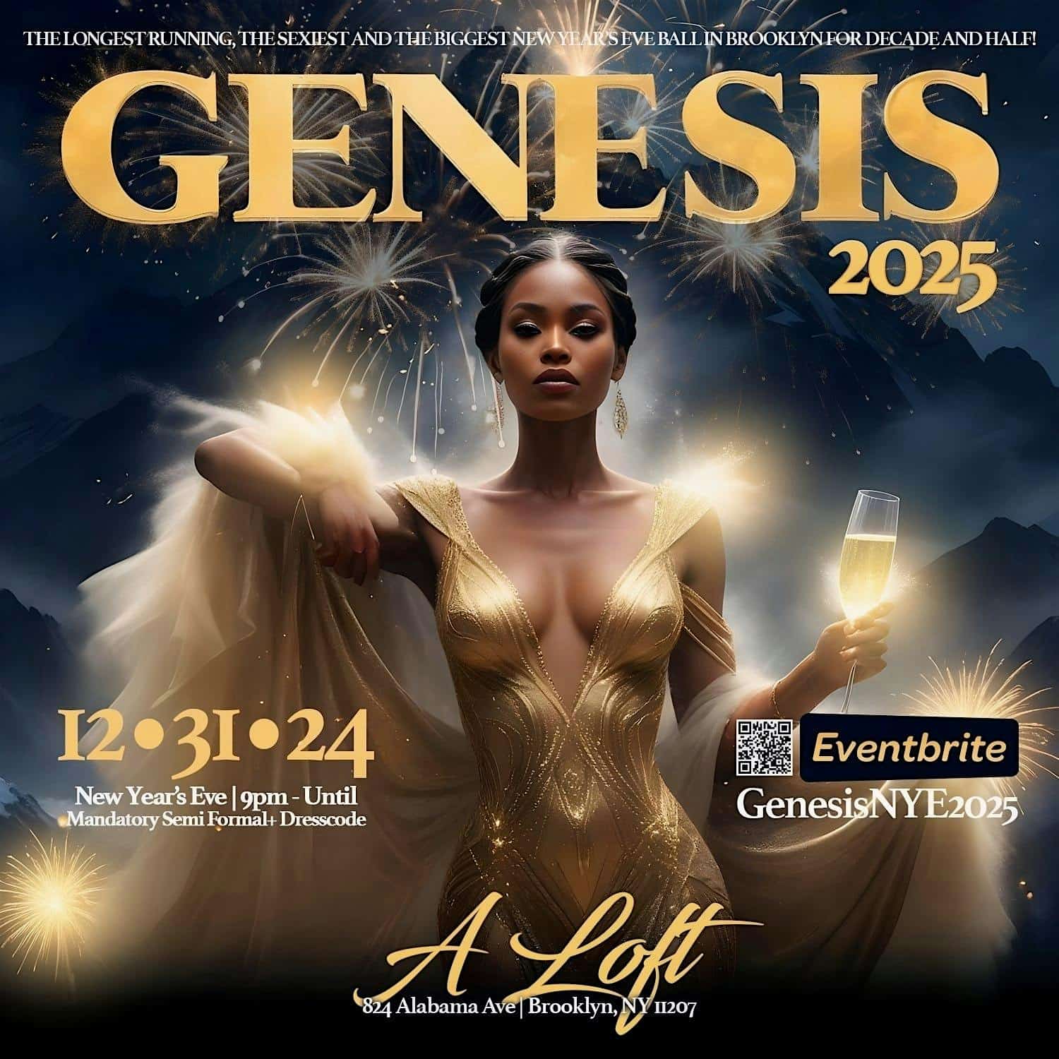 GENESIS 2025 NEW YEARS EVE – Brooklyn, NY