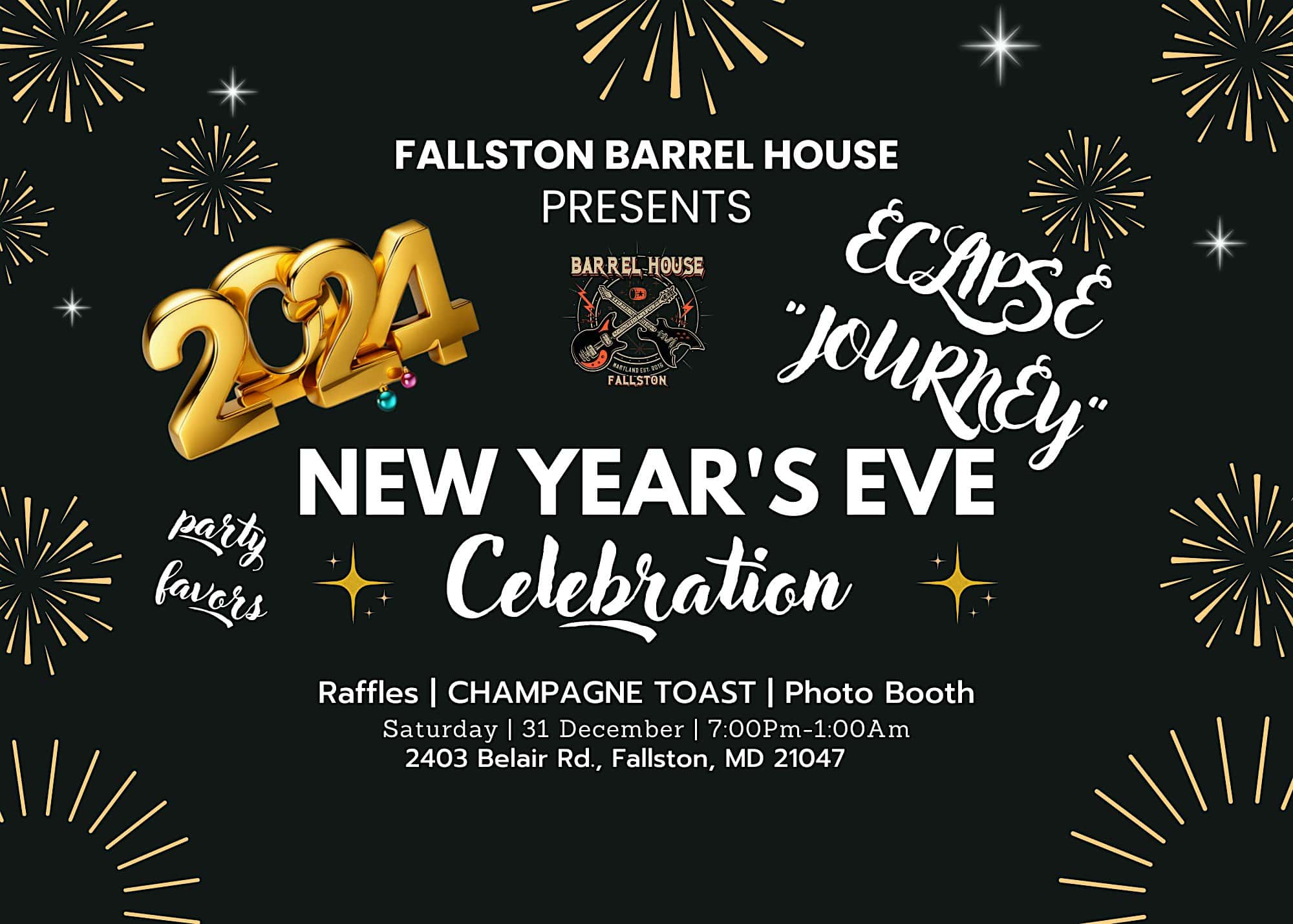 New Year’s Eve with Eclipse Live at The Barrel House! – fallston, MD