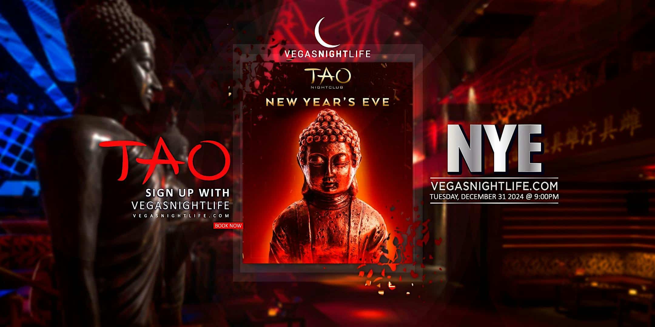 TAO Nightclub 2025 | Las Vegas New Years Eve Party – Las Vegas, NV