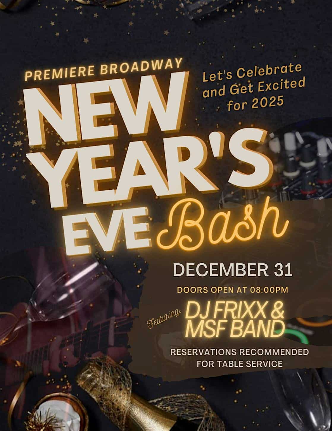 NEW YEARS EVE BASH – Somerville, MA