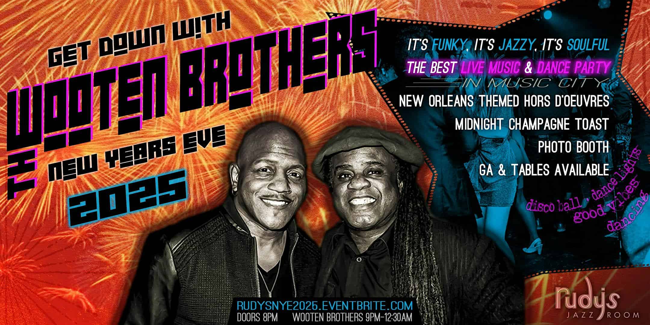 New Years Eve “The Get Down” with the Wooten Brothers! – Nashville, TN