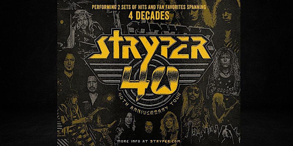 Evening With Stryper 40th Anniversary Tour – Dallas, TX