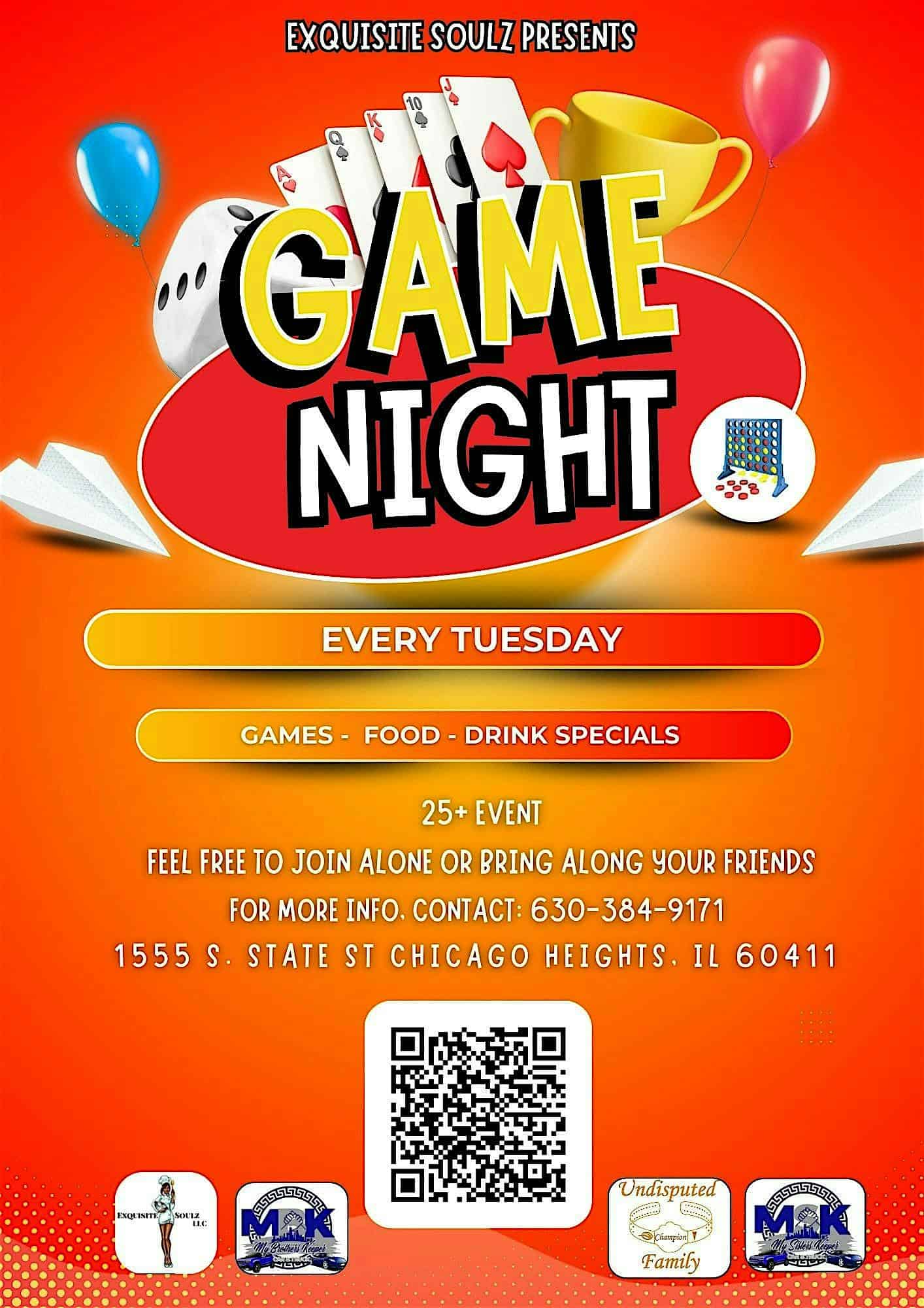 GAME NIGHT! – Chicago Heights, IL