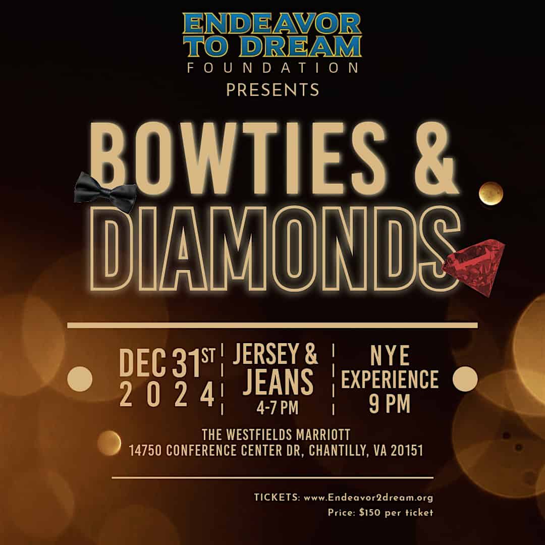 2024 NEW YEARS EVE BOWTIES & DIAMONDS EXPERIENCE – Chantilly, VA