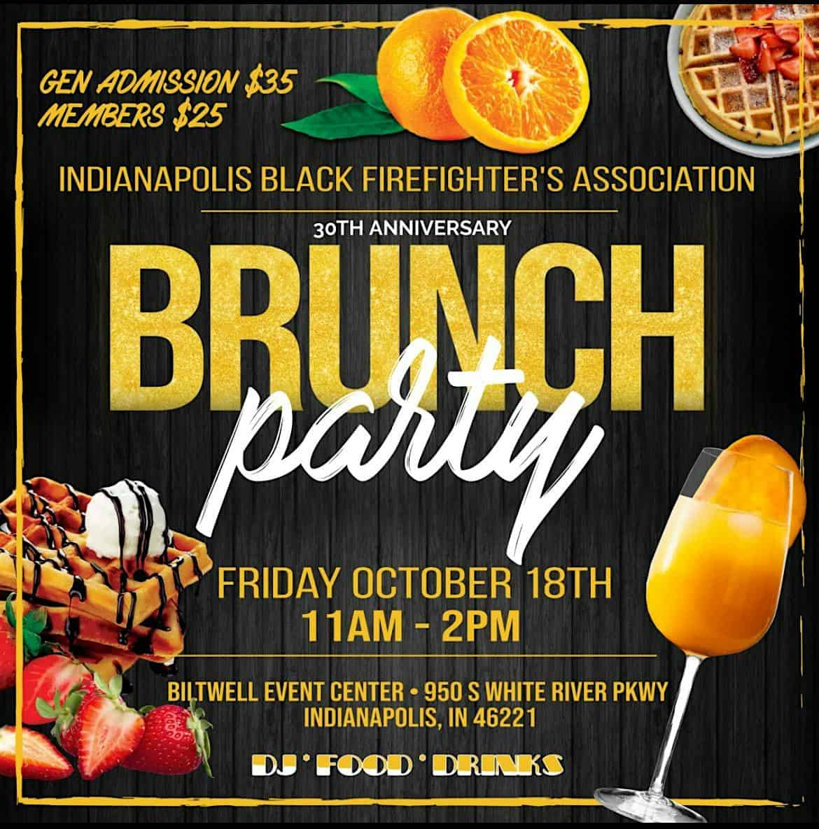 Indy Black Firefighters Day Party Brunch – Indianapolis, IN