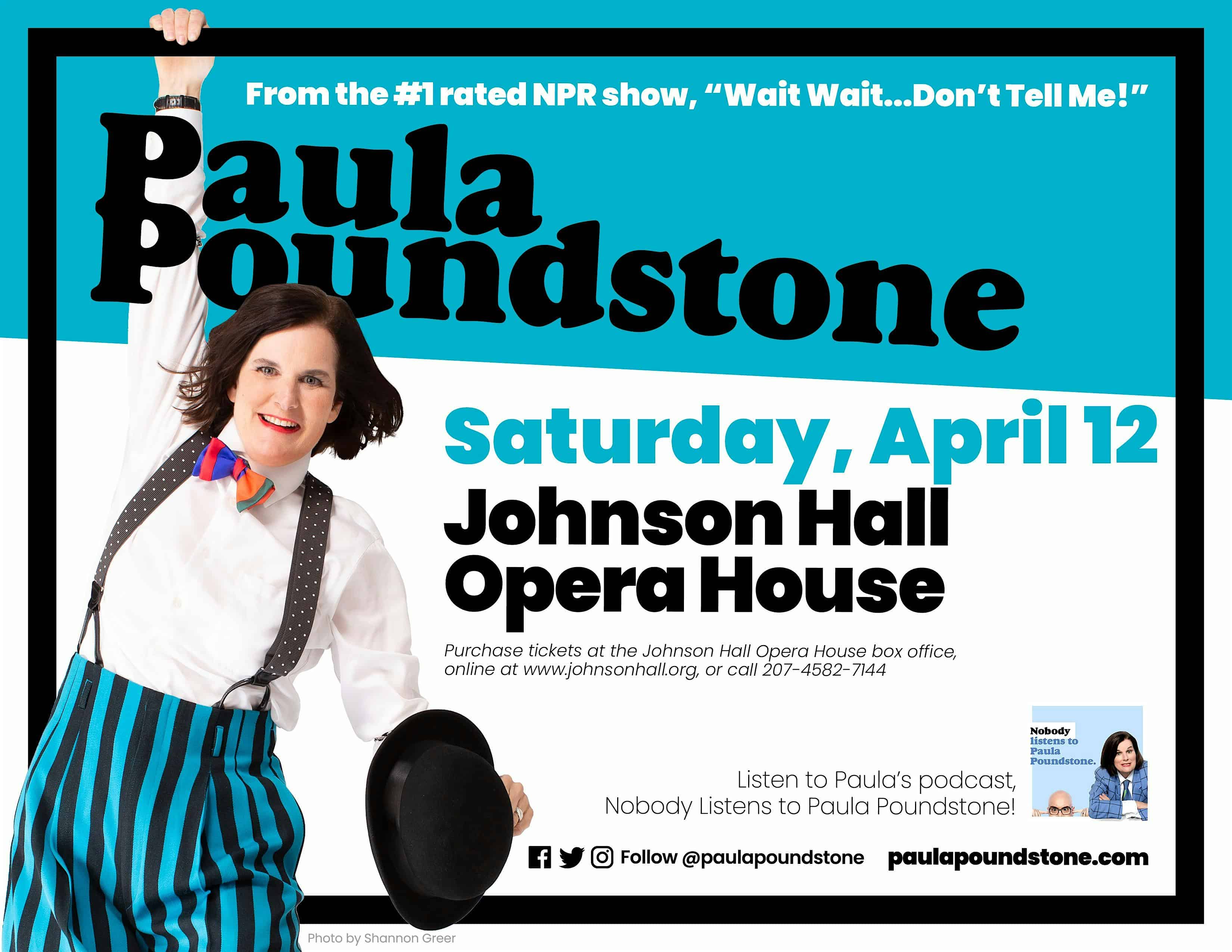 PAULA POUNDSTONE – Gardiner, ME