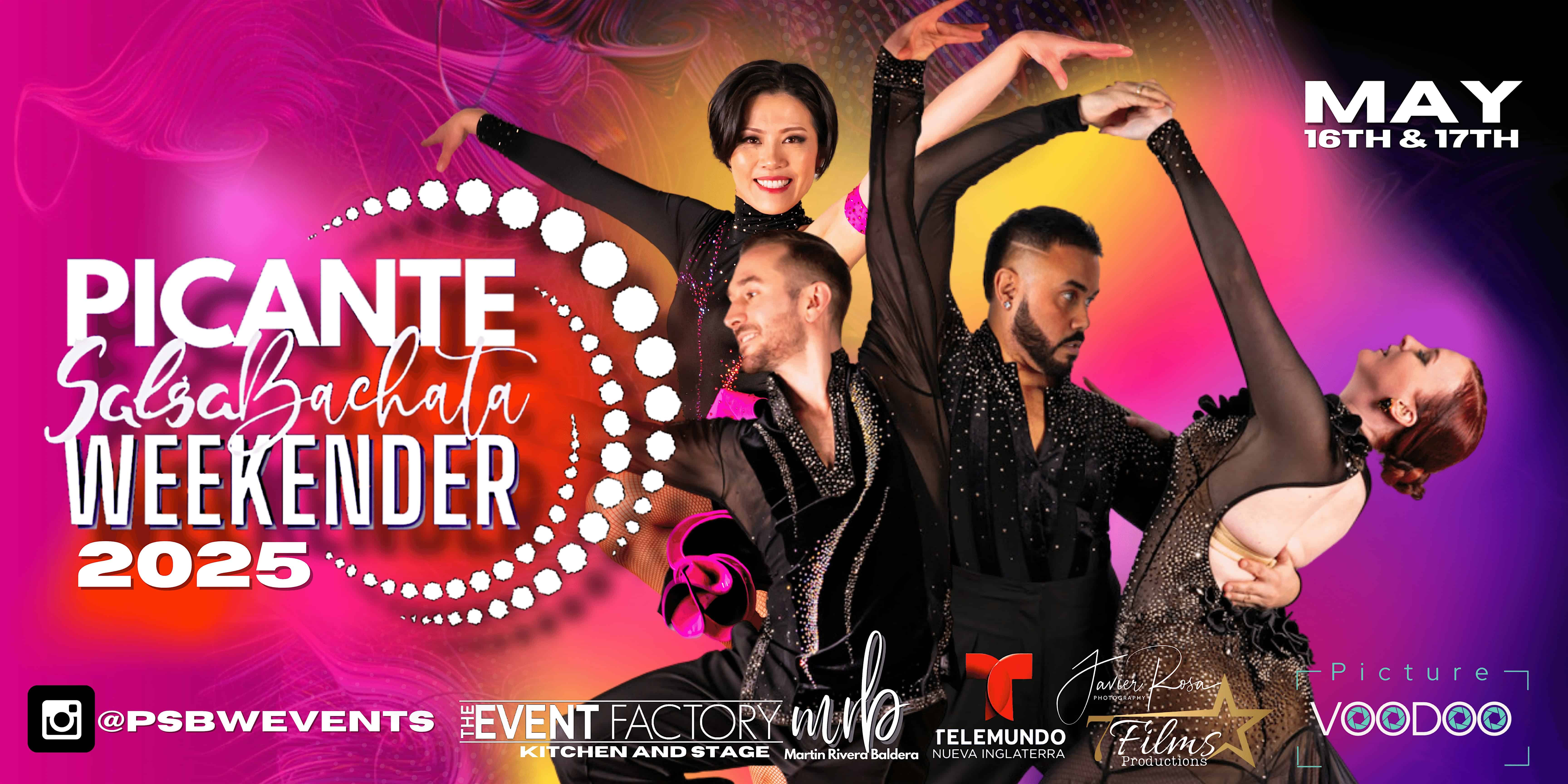 2025 Picante Salsa Bachata Weekender – Warwick, RI