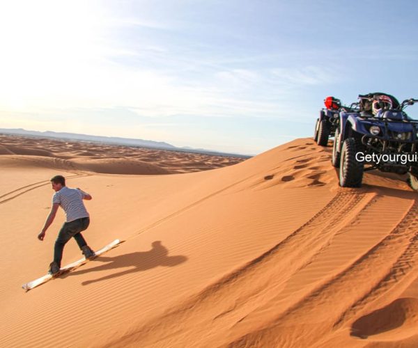 1 Hour Merzouga Desert Quad Biking Tour & Sandboarding – Sahara Desert, Morocco, Morocco