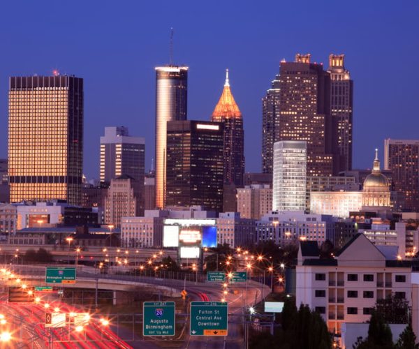 Atlanta: City Lights Night Tour with Photos & Dinner Stop – Atlanta, Georgia