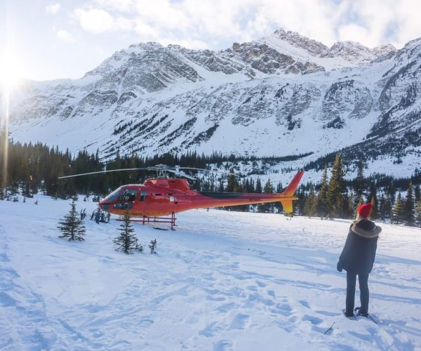 Canadian Rockies: Abraham Lake Ice Bubbles Helicopter Tour – Alberta, Canada