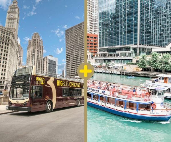 Chicago: Architecture River Cruise & Hop-on Hop-off Bus Tour – Chicago, Illinois