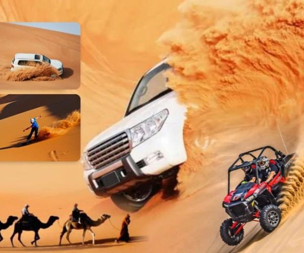 Doha: Budget Friendly Desert Safari,CamelRide & Sandboarding – Inland Sea, Qatar, Qatar