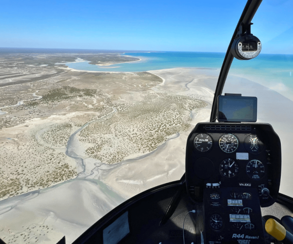 From Broome: Eco Beach Explorer Helicopter Flight with Lunch – Western Australia, Australia