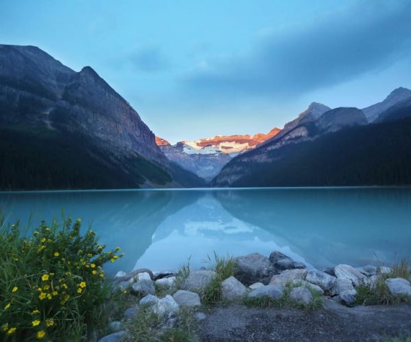 From Canmore: Sunset Splendor Moraine Lake & Lake Louise – Alberta, Canada