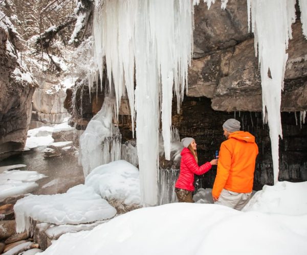 From Jasper: Maligne Canyon Guided Ice Walking Tour – British Columbia, Canada