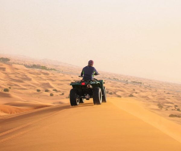 From Merzouga: Quad bike tour to the peak of Erg Chebbi dune – Sahara Desert, Morocco, Morocco