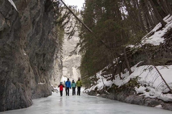 Grassi Lake & Grotto Canyon Icewalk & Banff Town from Banff – Alberta, Canada