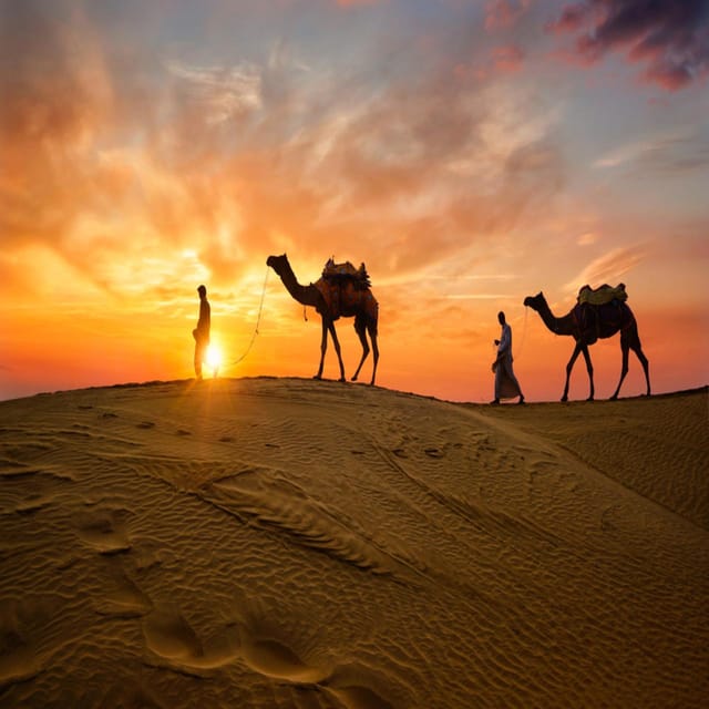 Marrakech: Agafay Sunset-Camel Ride with Private Transfer – Marrakech-Safi, Morocco