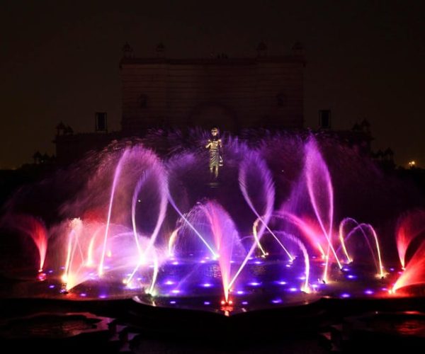 New Delhi Akshardham Light & Fountain Show Guided Tour – New Delhi, India