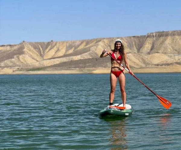 Paddleboarding on Azat Reservoir – Ararat Province, Armenia